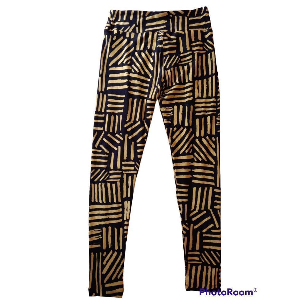 LuLaRoe Yellow And Black Leggings